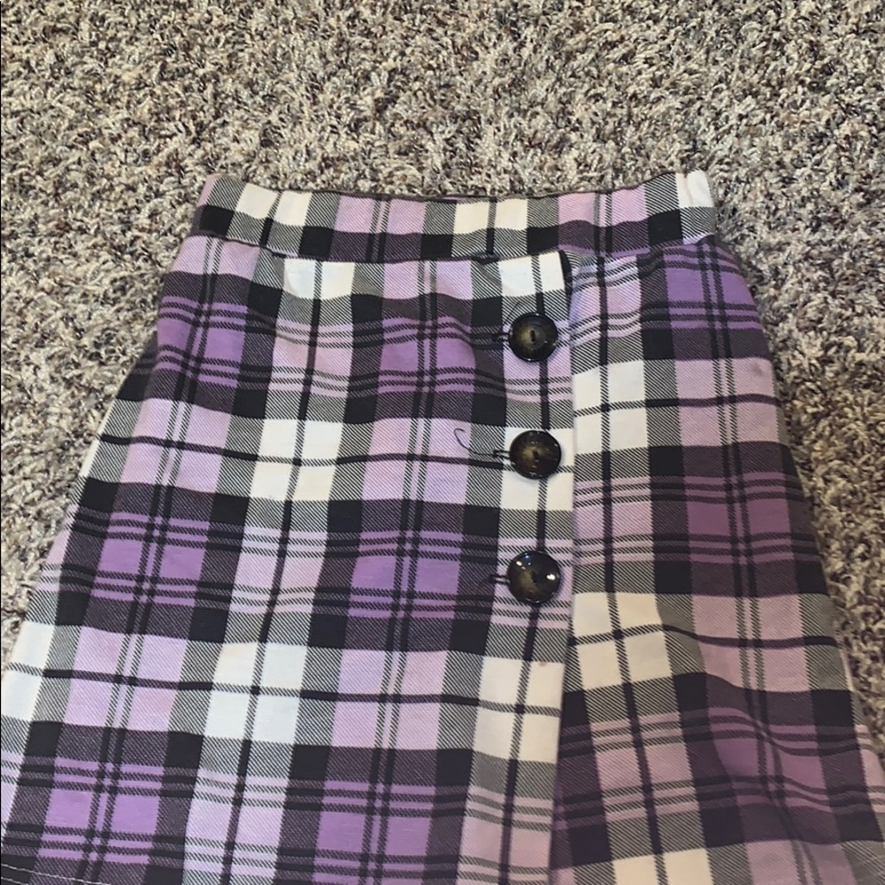 Purple SHORT SKIRT BOOHOO